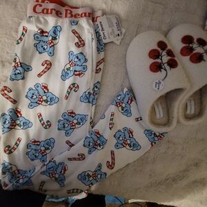 Care Bears Pajama Pants and Slippers Set